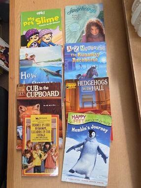 Variety Of 8 Paperback Books Animal Theme
